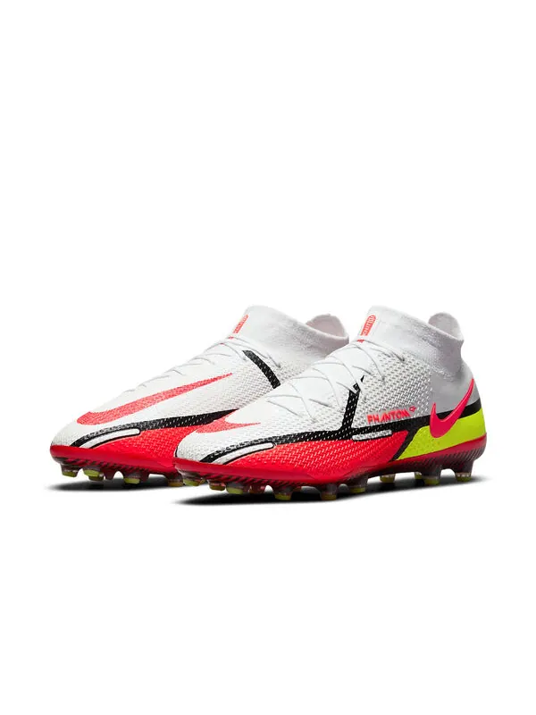 Кроссовки phantom gt2 elite df ag pro Nike — изображение 4 из 4, белый/красный/желтый