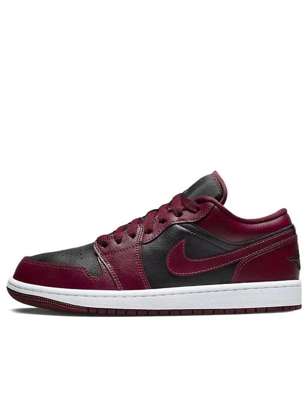 Кроссовки (WMNS) Air Jordan 1 Low 'Dark Beetroot' — изображение 1 из 4, черный/красный