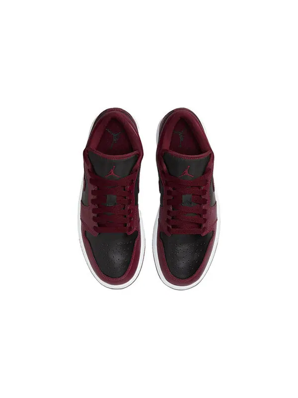Кроссовки (WMNS) Air Jordan 1 Low 'Dark Beetroot' — изображение 4 из 4, черный/красный