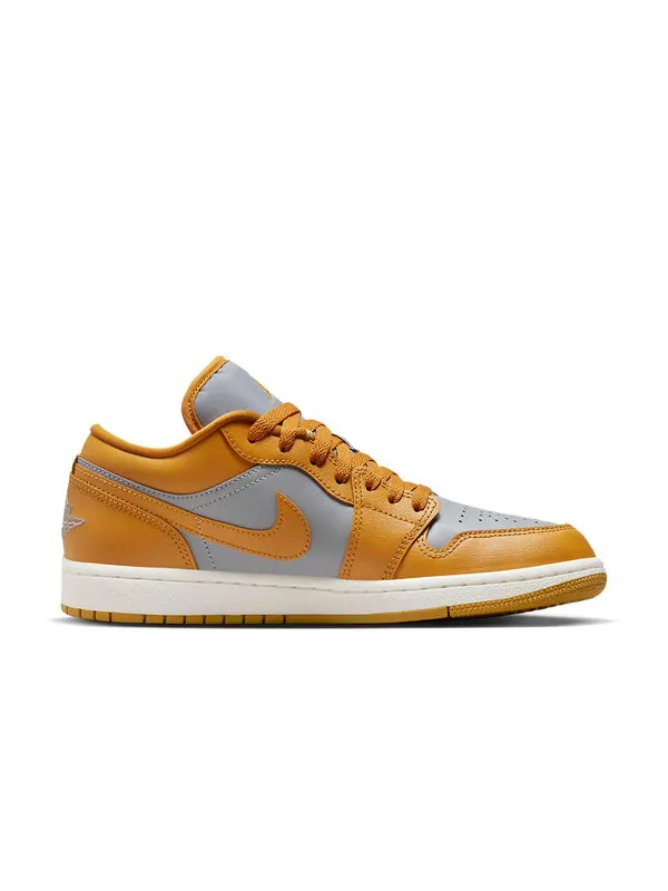 Кроссовки 1 низкие Air Jordan — изображение 2 из 4, серый/желтый