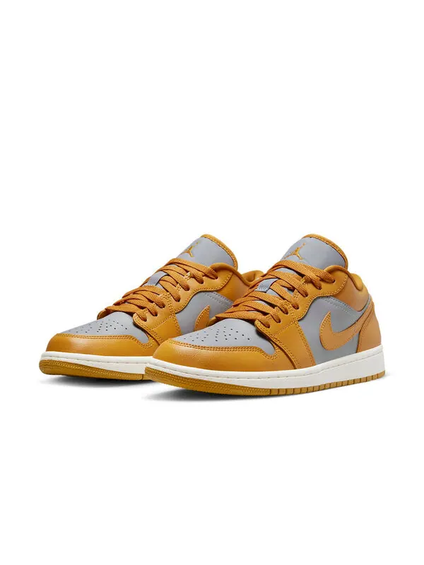 Кроссовки 1 низкие Air Jordan — изображение 3 из 4, серый/желтый