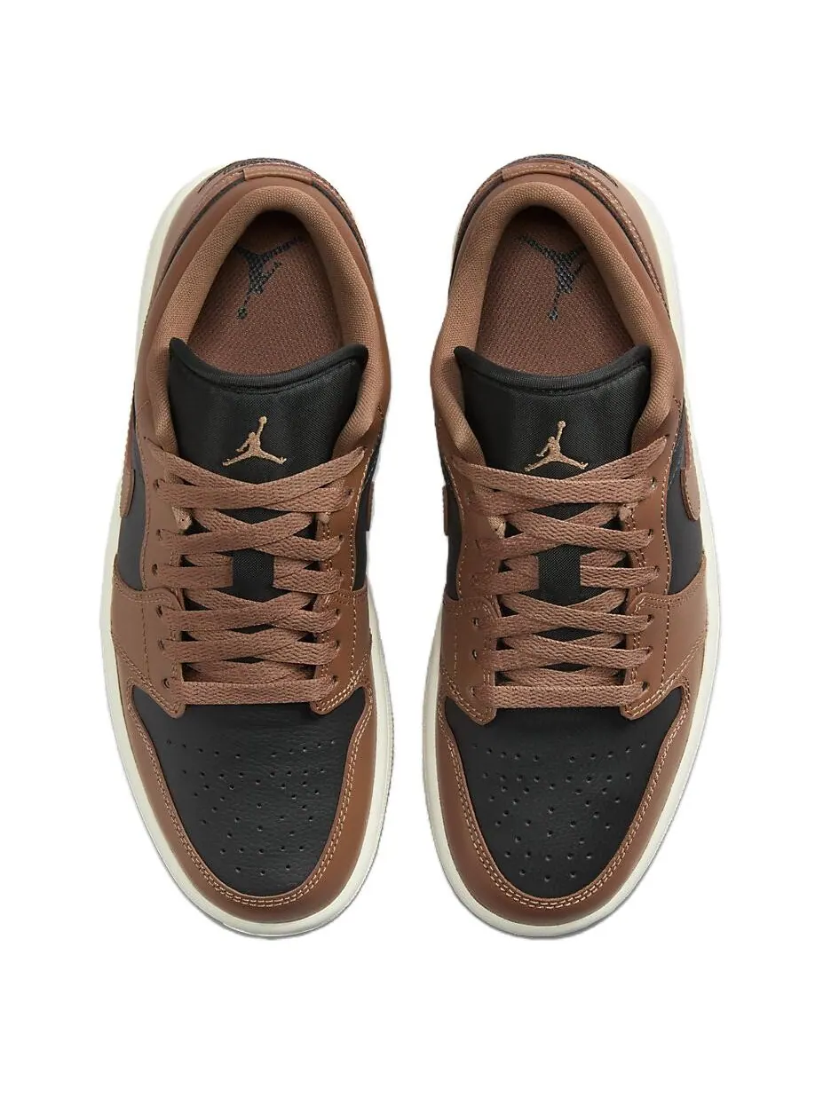 Кроссовки Air Jordan 1 Vintage Basketball Women's Low-top — изображение 3 из 5, коричневый