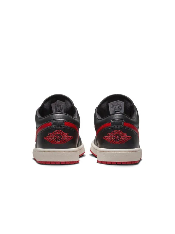 Кроссовки 1 низкие Air Jordan — изображение 4 из 4, черный/красный/белый