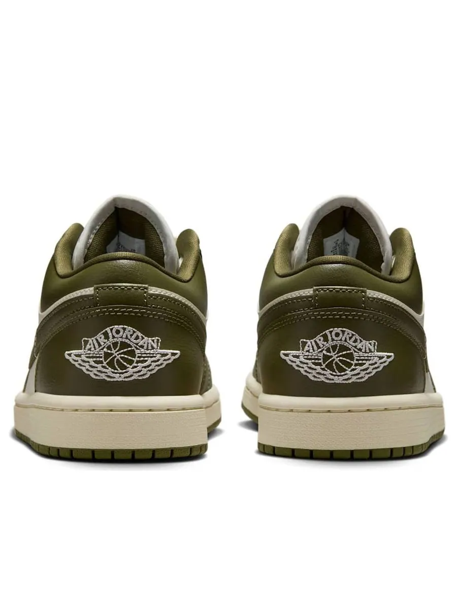 Кроссовки (WMNS) Air Jordan 1 Low 'Medium Olive' — изображение 5 из 6, оливковый зеленый
