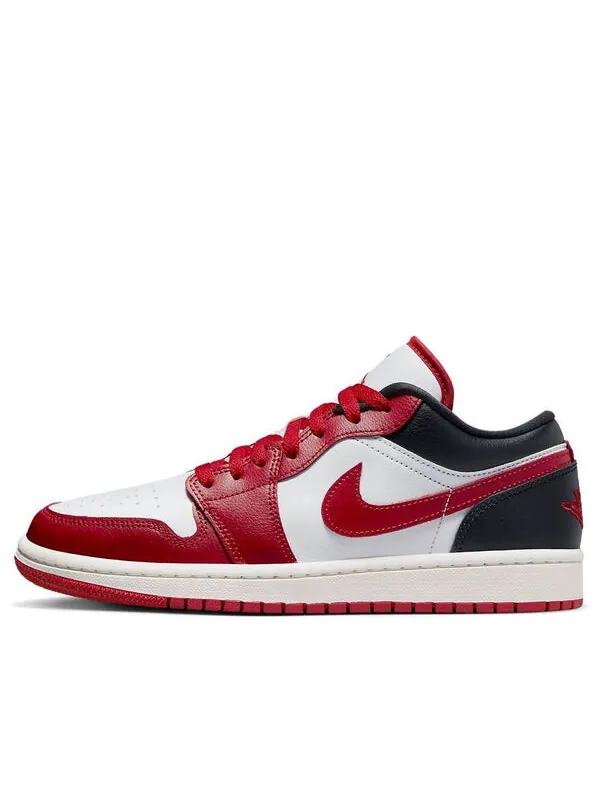 Кроссовки 1 low 'white gym red' Air Jordan — изображение 1 из 4, белый/красный/черный