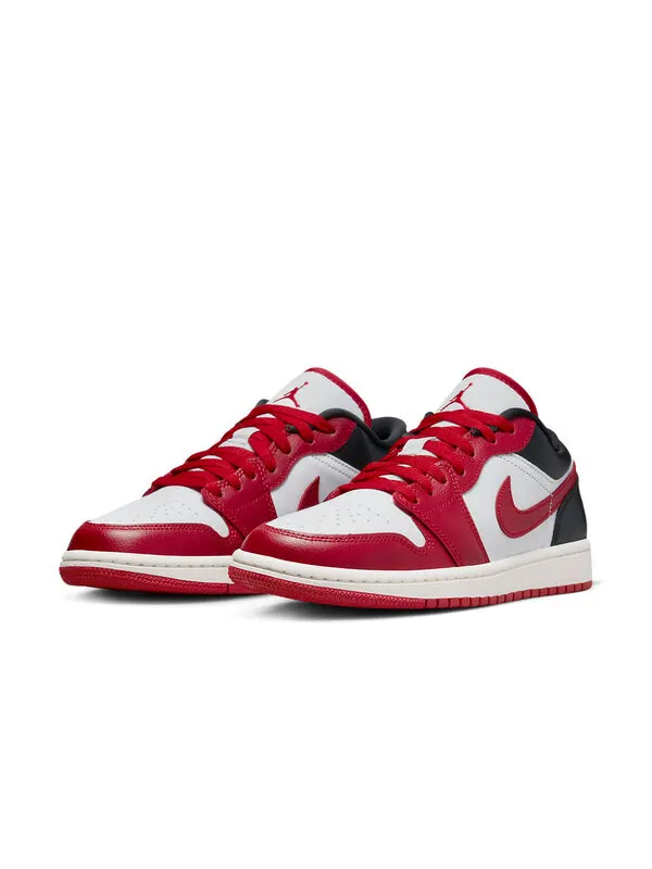 Кроссовки 1 low 'white gym red' Air Jordan — изображение 2 из 4, белый/красный/черный