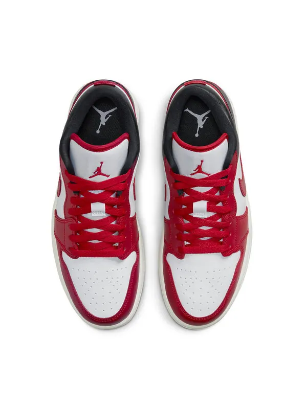 Кроссовки 1 low 'white gym red' Air Jordan — изображение 3 из 4, белый/красный/черный