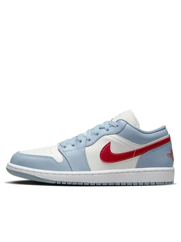 Кроссовки 1 низкие Air Jordan — изображение 1 из 4, синий/белый/красный