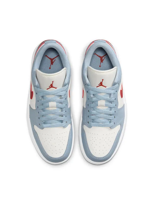 Кроссовки 1 низкие Air Jordan — изображение 4 из 4, синий/белый/красный