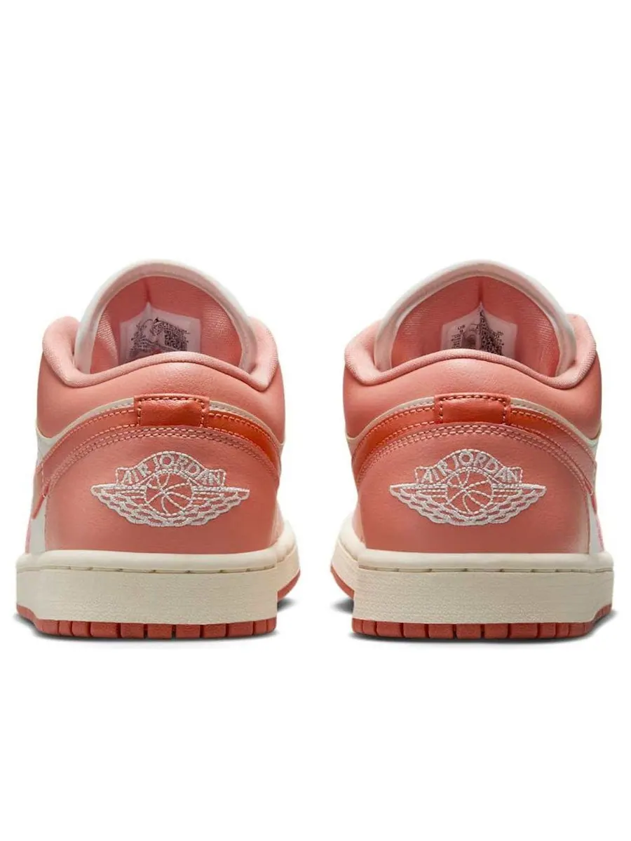 Кроссовки (WMNS) Air Jordan 1 Low 'Madder Root' — изображение 5 из 6, бежевый