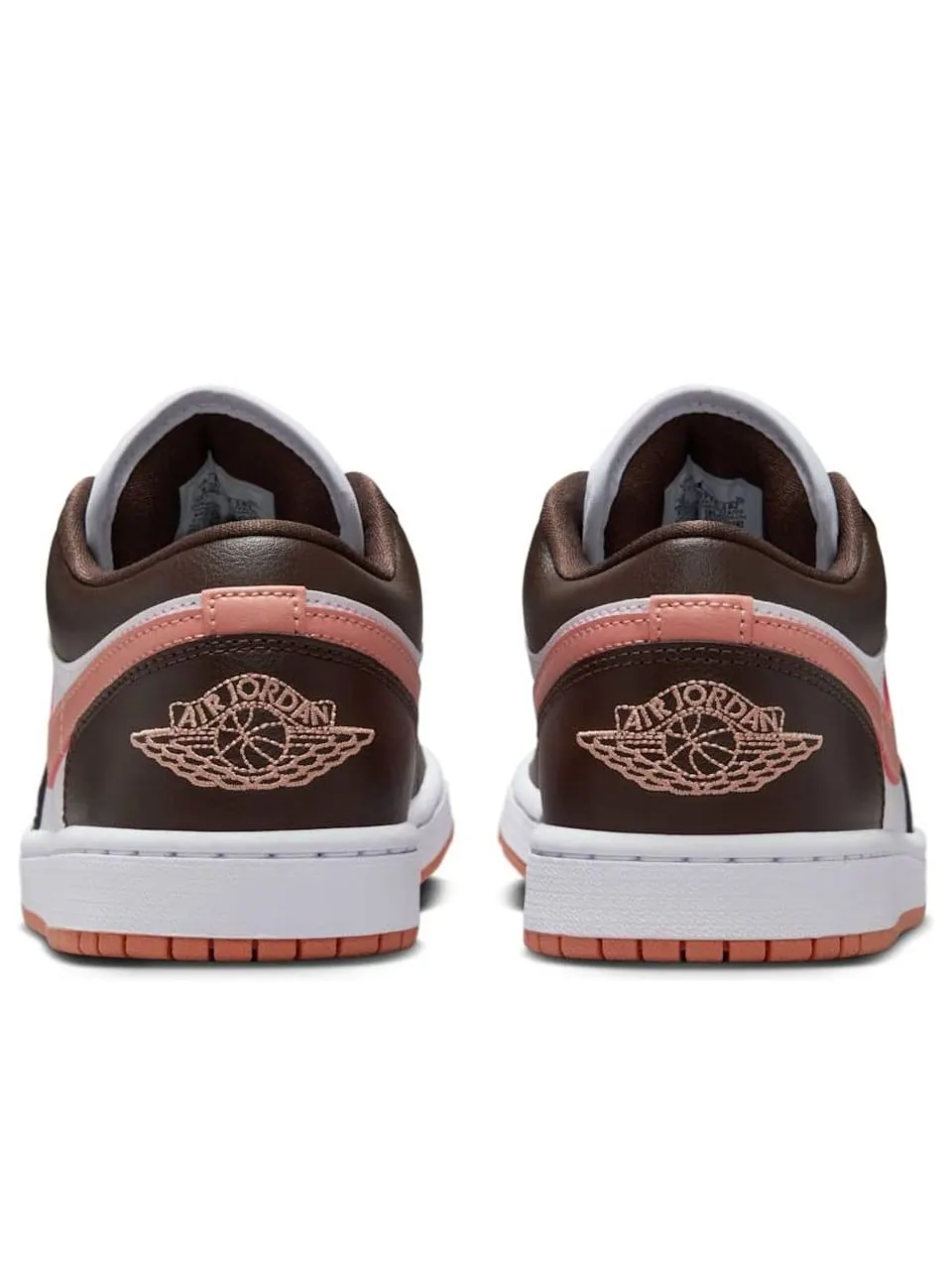 Кроссовки (WMNS) Air Jordan 1 Low 'Brown Pink' — изображение 3 из 6, коричневый
