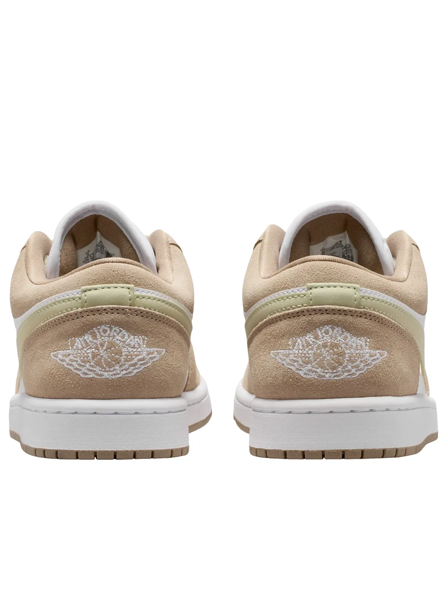 Кроссовки (WMNS) Air Jordan 1 Low 'Khaki Olive Aura' — изображение 3 из 7, белый