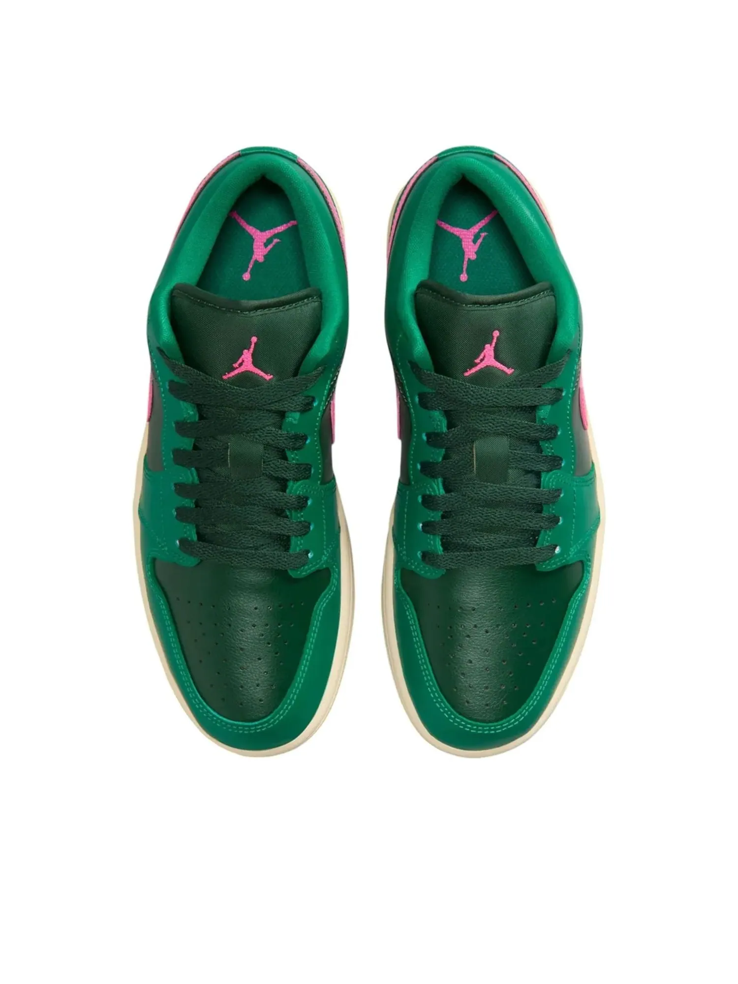 Кроссовки (WMNS) Air Jordan 1 Low 'Watermelon' — изображение 3 из 5, зеленый