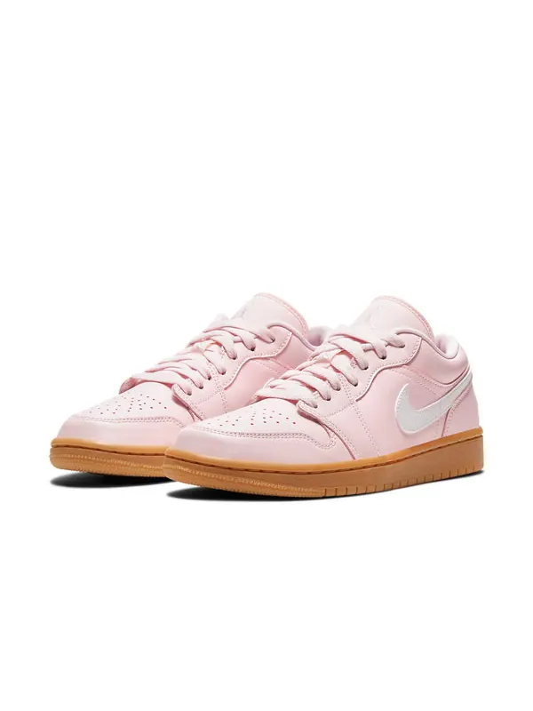 Кроссовки 1 low 'arctic pink gum' Air Jordan — изображение 3 из 4, розовый