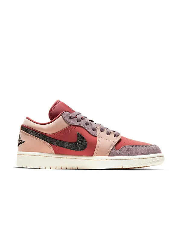 Кроссовки 1 низкие Air Jordan — изображение 2 из 4, черный/фиолетовый