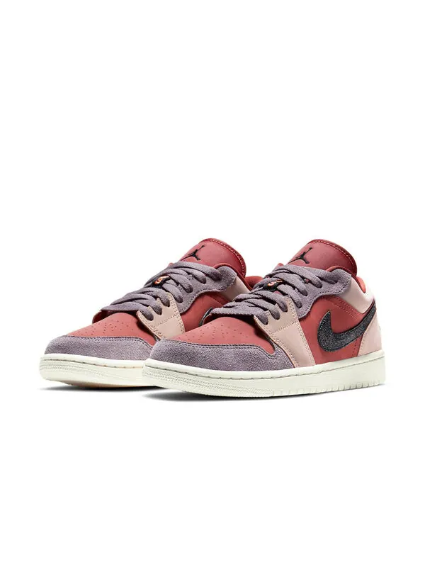 Кроссовки 1 низкие Air Jordan — изображение 3 из 4, черный/фиолетовый