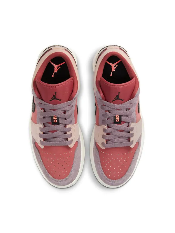 Кроссовки 1 низкие Air Jordan — изображение 4 из 4, черный/фиолетовый