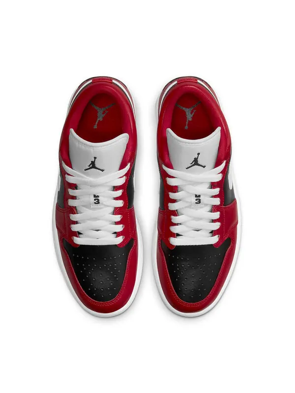 Кроссовки 1 низкие Air Jordan — изображение 4 из 4, красный/белый/черный