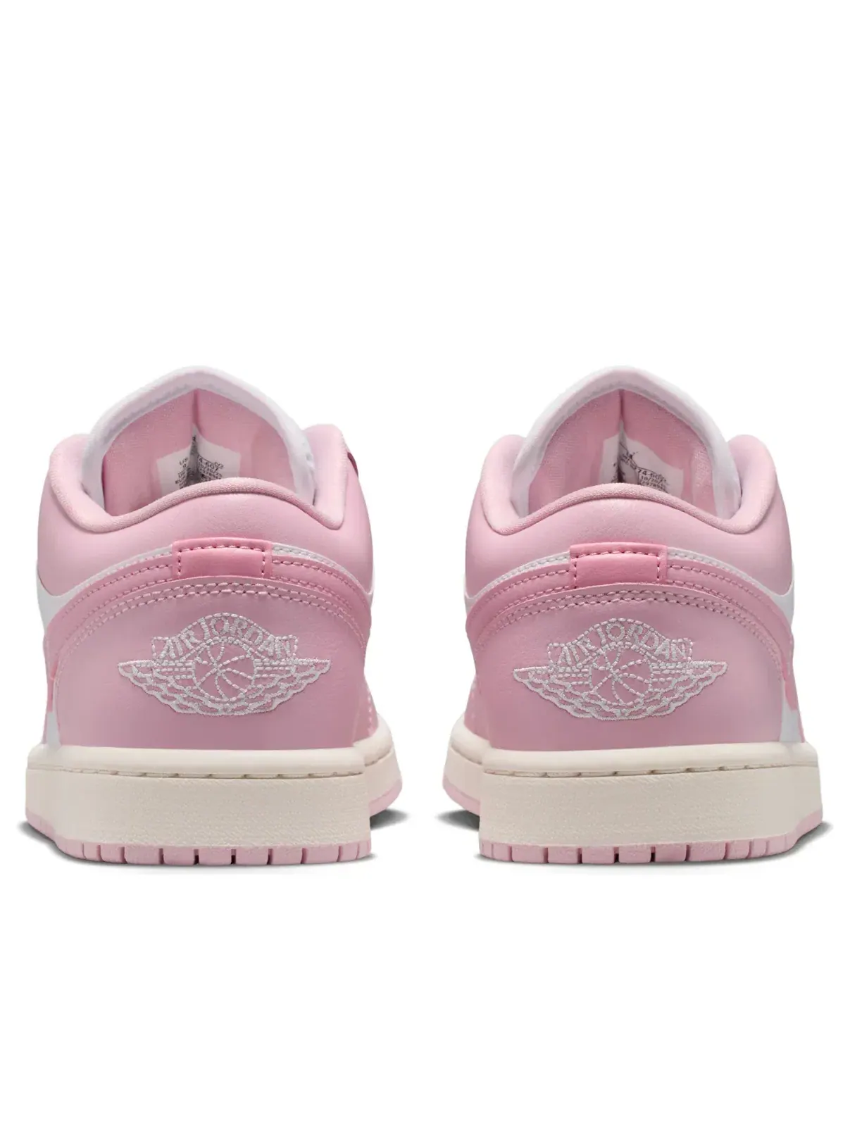 Женские кроссовки с кожаным верхом Air Jordan 1 Low Iced Carmine Elemental Pink — изображение 3 из 6, розовый