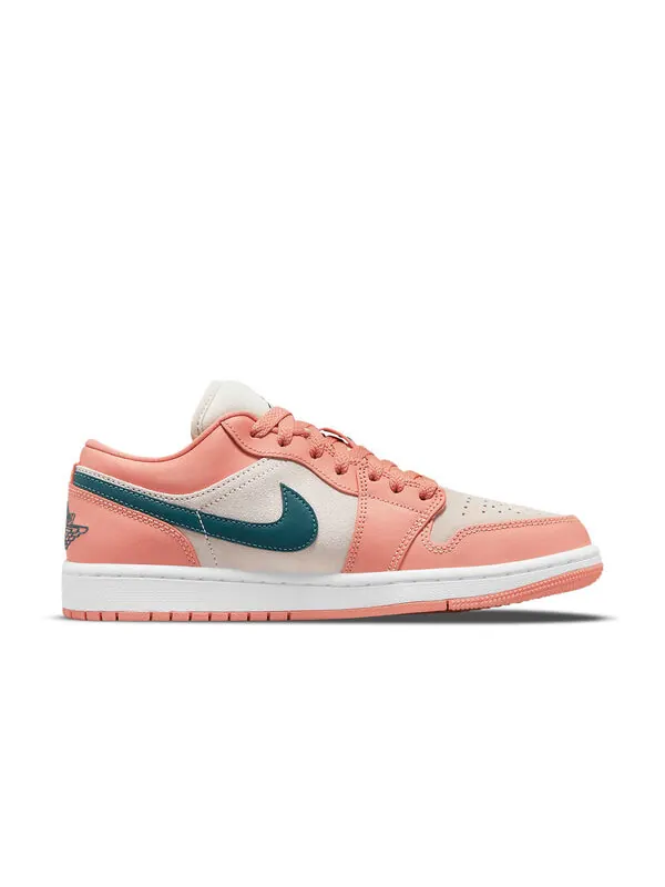 Кроссовки 1 низкие Air Jordan — изображение 2 из 4, розовый/синий