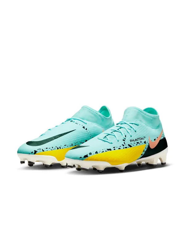 Кроссовки phantom gt2 academy df fg mg 'lucent pack' Nike — изображение 4 из 4, желтый//черный