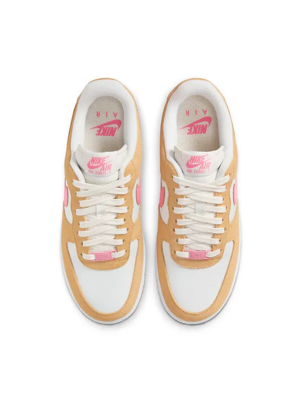 Кроссовки air force 1 '07 'twine electric orange' Nike — изображение 4 из 4, жёлто-розово-белый