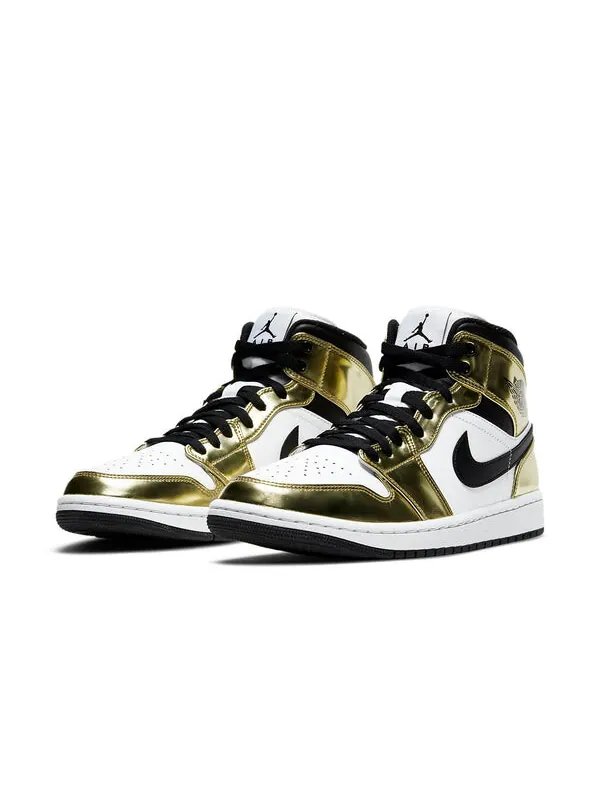 Кроссовки 1 средний размер Air Jordan — изображение 3 из 4, золото