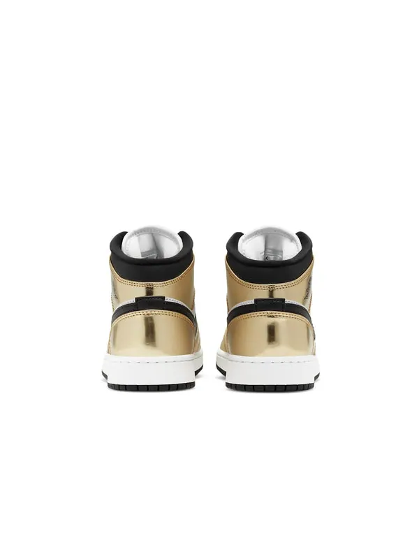 Кроссовки 1 mid se 'metallic gold' Air Jordan — изображение 4 из 4