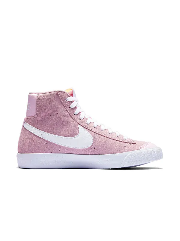 Кроссовки blazer mid vintage '77 'pink foam' Nike — изображение 2 из 4, белый/розовый
