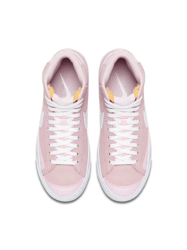Кроссовки blazer mid vintage '77 'pink foam' Nike — изображение 4 из 4, белый/розовый