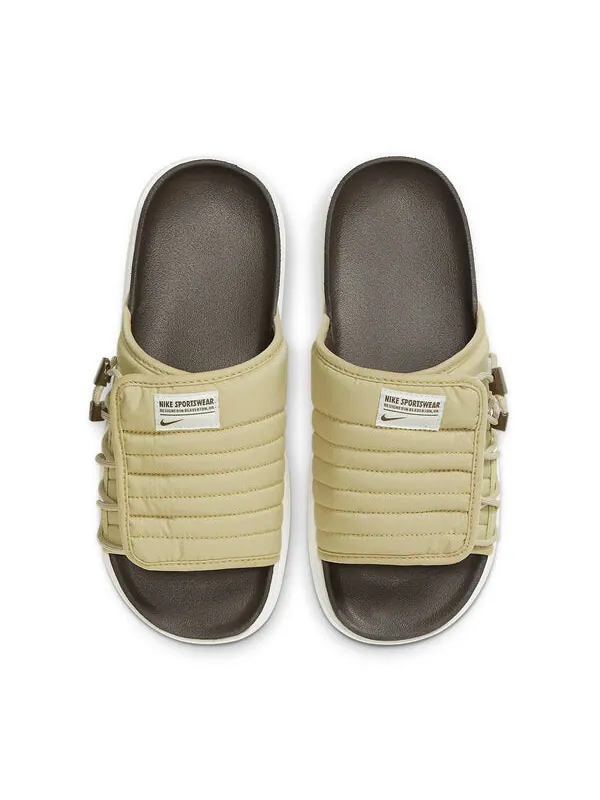 Тапочки asuna 2 slide 'wheat grass' Nike — изображение 3 из 4, зеленый