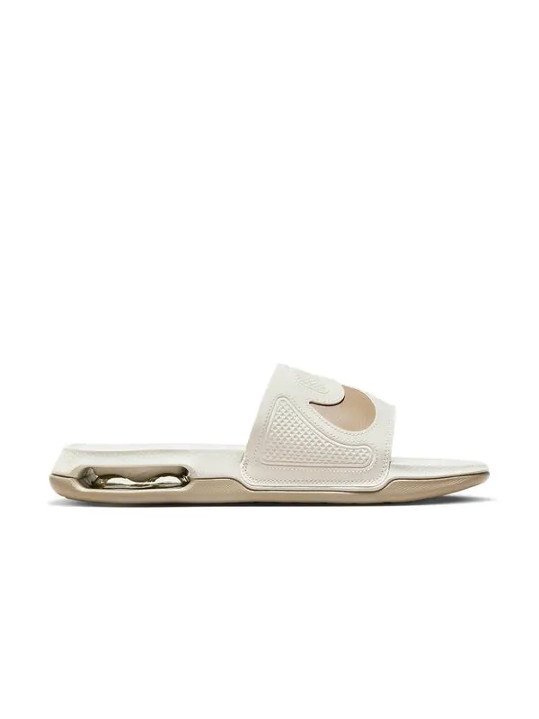 Тапочки air max cirro slide 'light bone limestone' Nike — изображение 2 из 4, серый