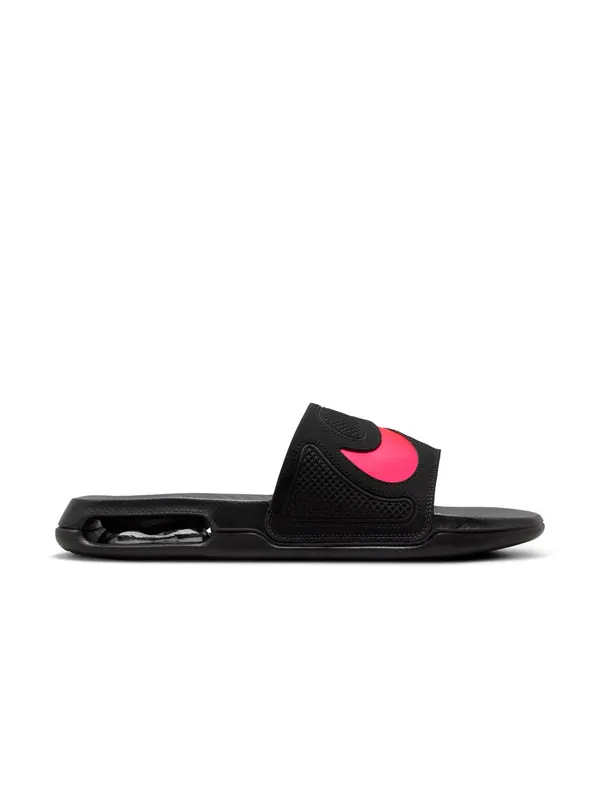 Тапочки air max cirro slides 'black racer pink' Nike — изображение 2 из 4, черный/розовый