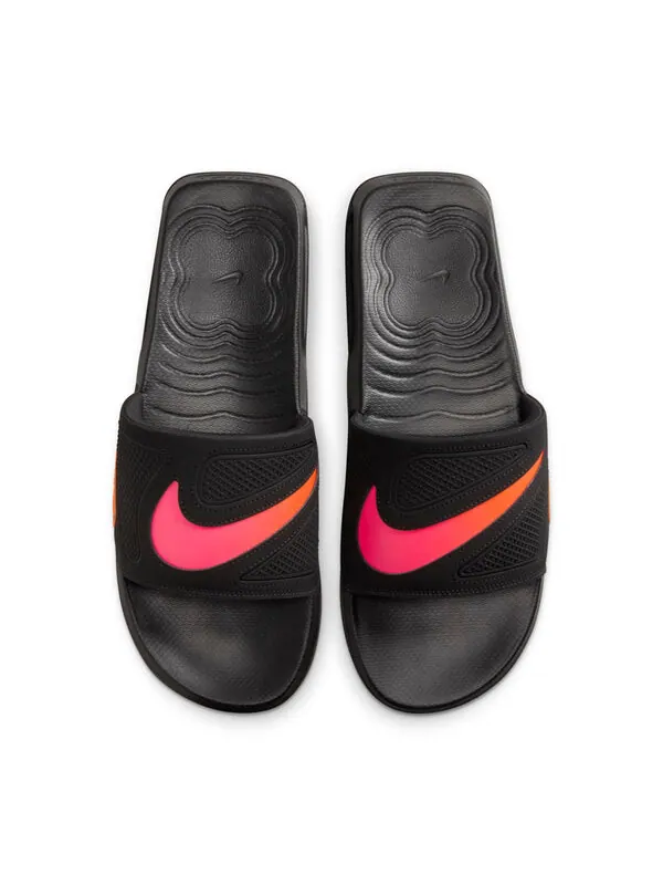 Тапочки air max cirro slides 'black racer pink' Nike — изображение 4 из 4, черный/розовый