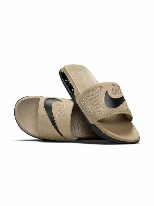 Тапочки air max cirro slide Nike — изображение 3 из 4, бежевый
