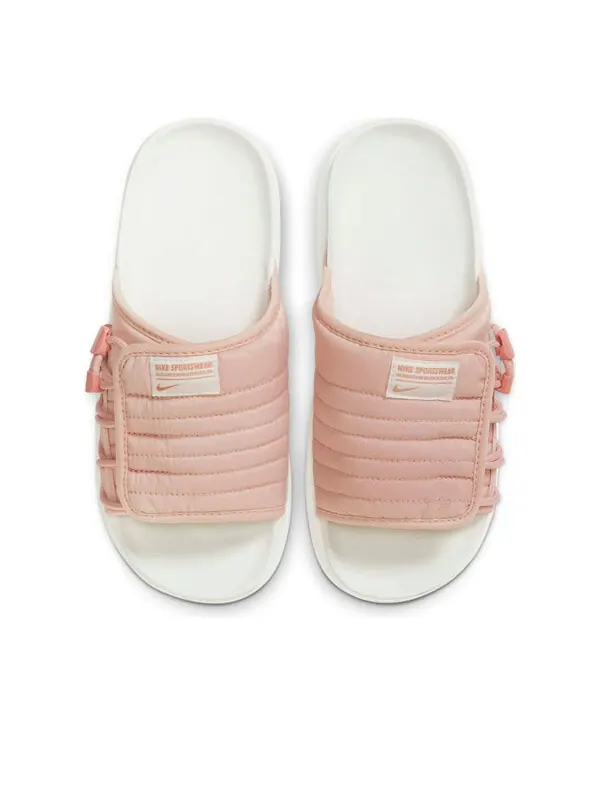 Тапочки asuna 2 slide 'pink oxford' Nike — изображение 3 из 4, белый/розовый