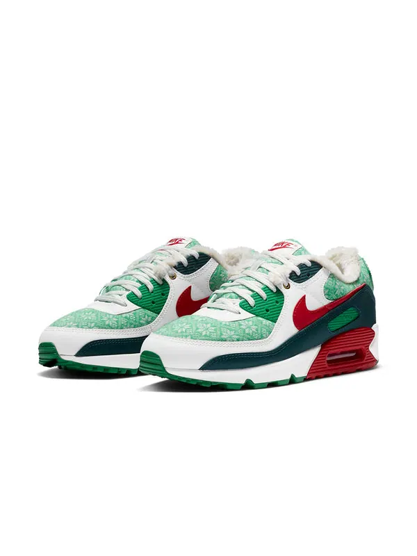 Кроссовки air max 90 'christmas sweater' Nike — изображение 3 из 4, черный/зеленый/красный