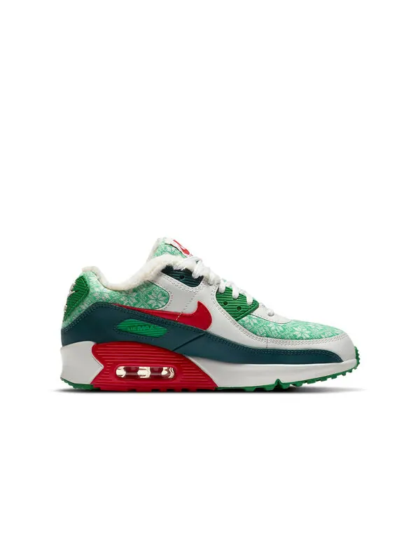 Кроссовки air max 90 Nike — изображение 2 из 4, зеленый/белый/красный