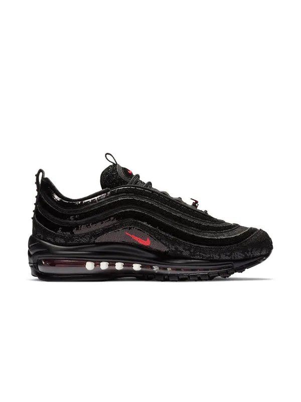 Кроссовки air max 97 пайетки красные Nike — изображение 2 из 4, черный/красный