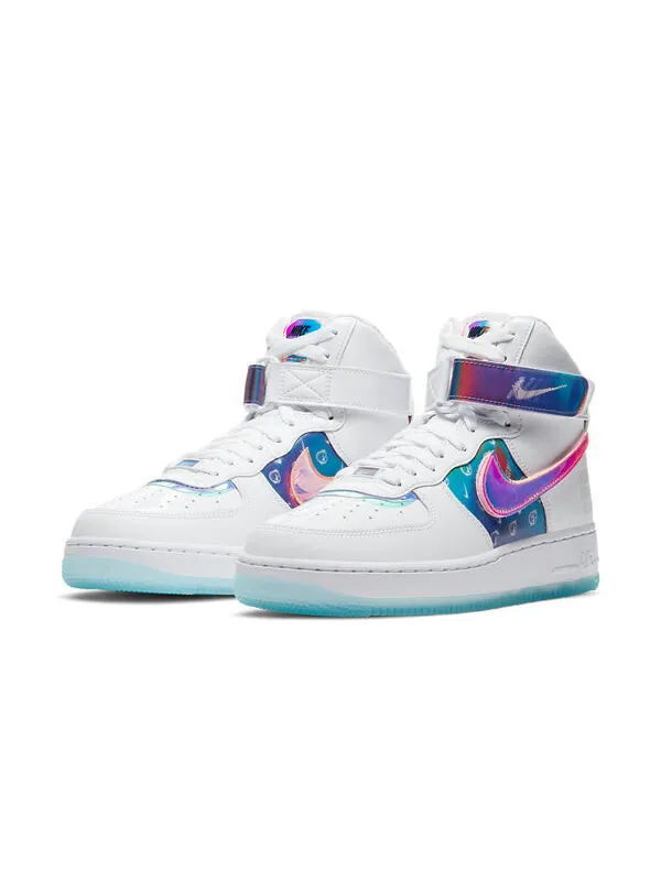 Кроссовки air force 1 high lx Nike — изображение 3 из 4, белый/синий