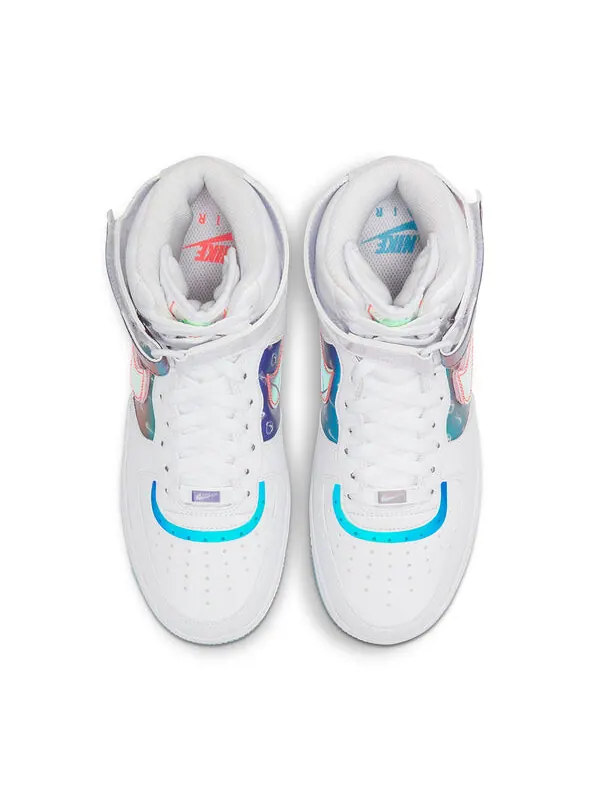 Кроссовки air force 1 high lx Nike — изображение 4 из 4, белый/синий