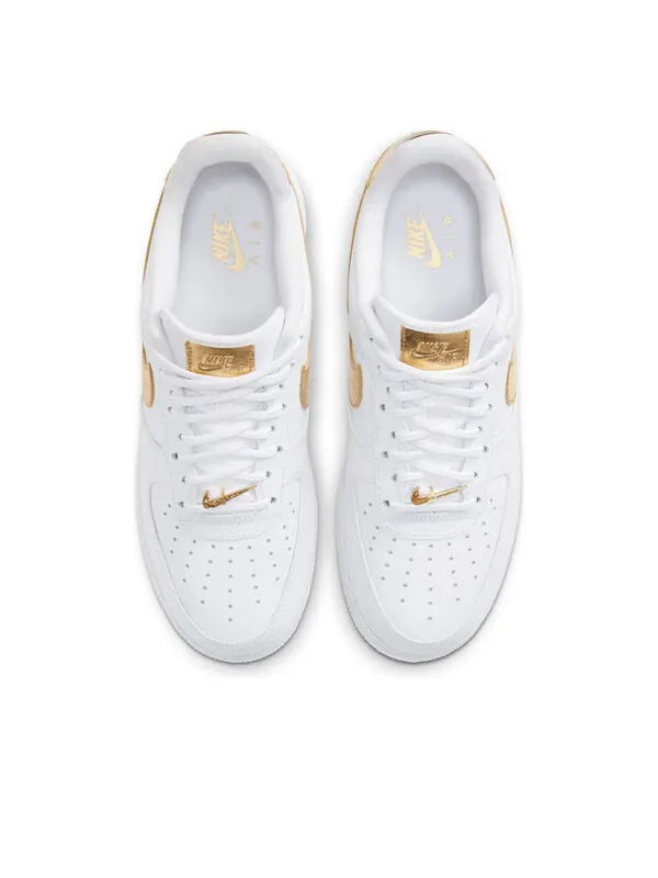 Кроссовки air force 1 '07 lv8 'gold foil swoosh' Nike — изображение 4 из 4, белый/золотистый