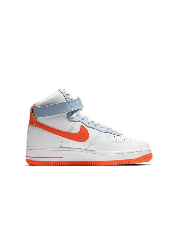 Кроссовки air force 1 высокие Nike — изображение 2 из 4, белый/синий/оранжевый