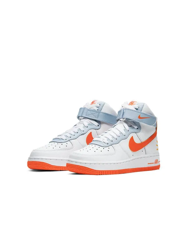 Кроссовки air force 1 высокие Nike — изображение 3 из 4, белый/синий/оранжевый