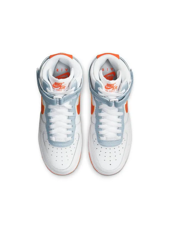 Кроссовки air force 1 высокие Nike — изображение 4 из 4, белый/синий/оранжевый