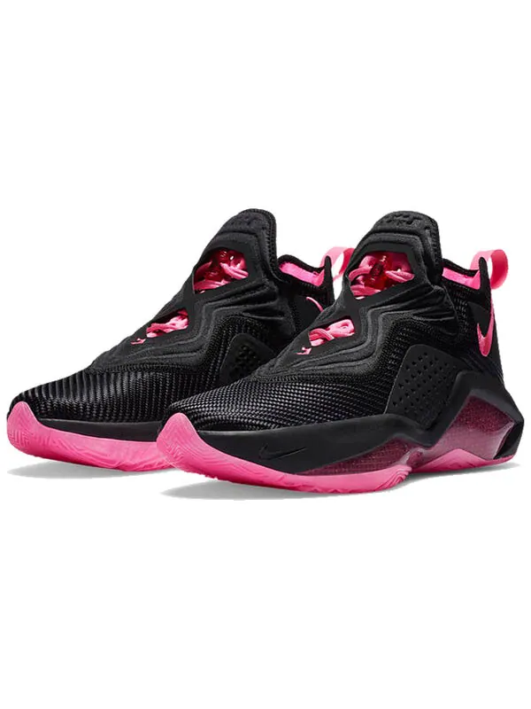Кроссовки Nike LeBron Soldier 14 EP 'Kay Yow' — изображение 3 из 4, черный/розовый