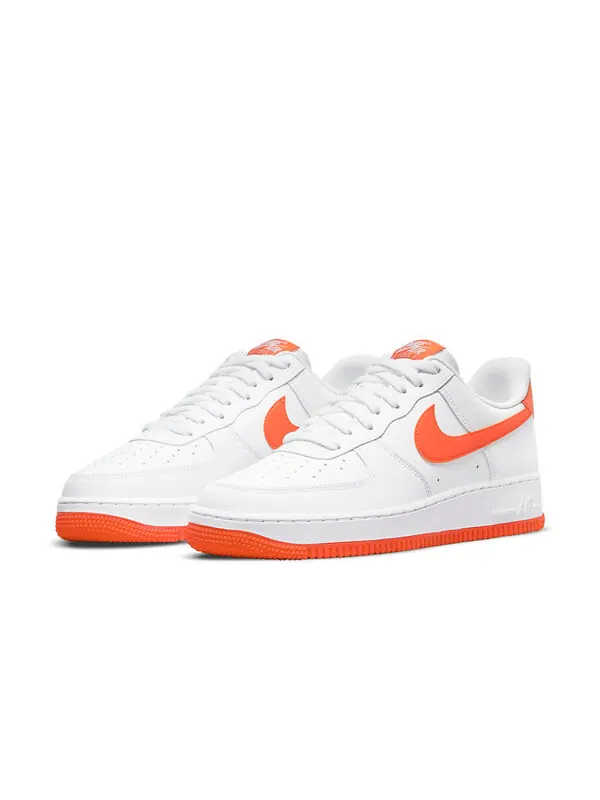 Кроссовки air force 1 '07 'white team orange' Nike — изображение 3 из 4, белый/оранжевый