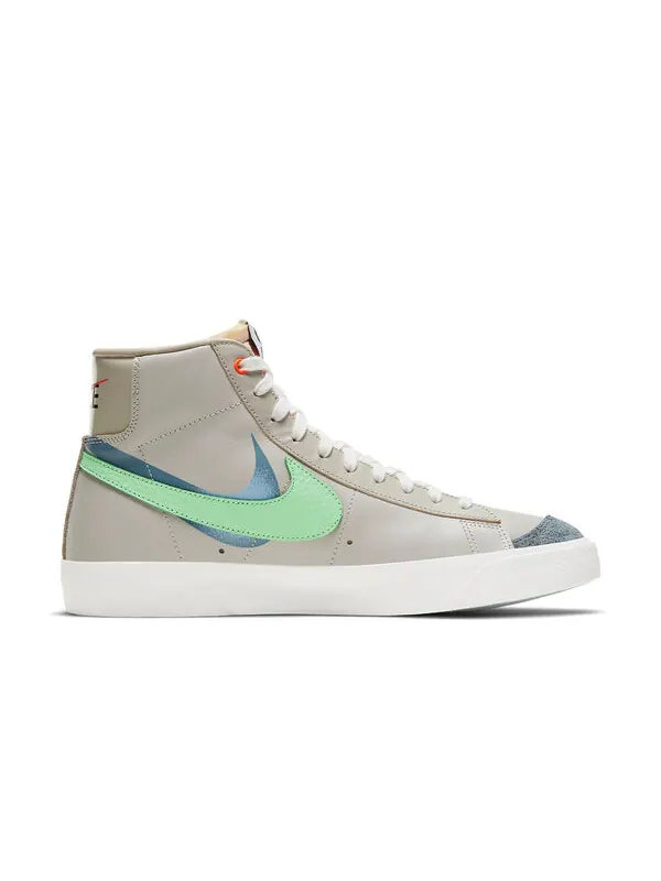 Кроссовки блейзер средний Nike — изображение 2 из 4, оранжевый/синий///черный