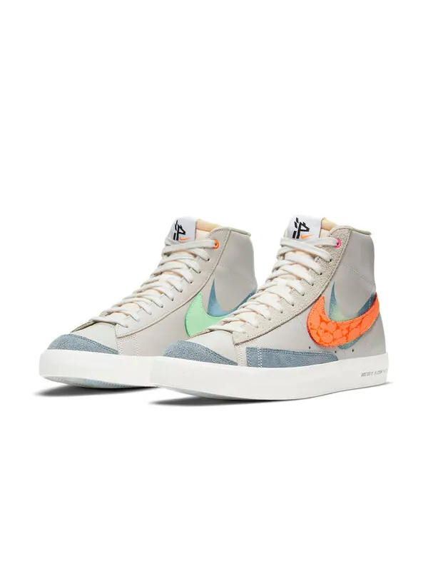Кроссовки блейзер средний Nike — изображение 3 из 4, оранжевый/синий///черный