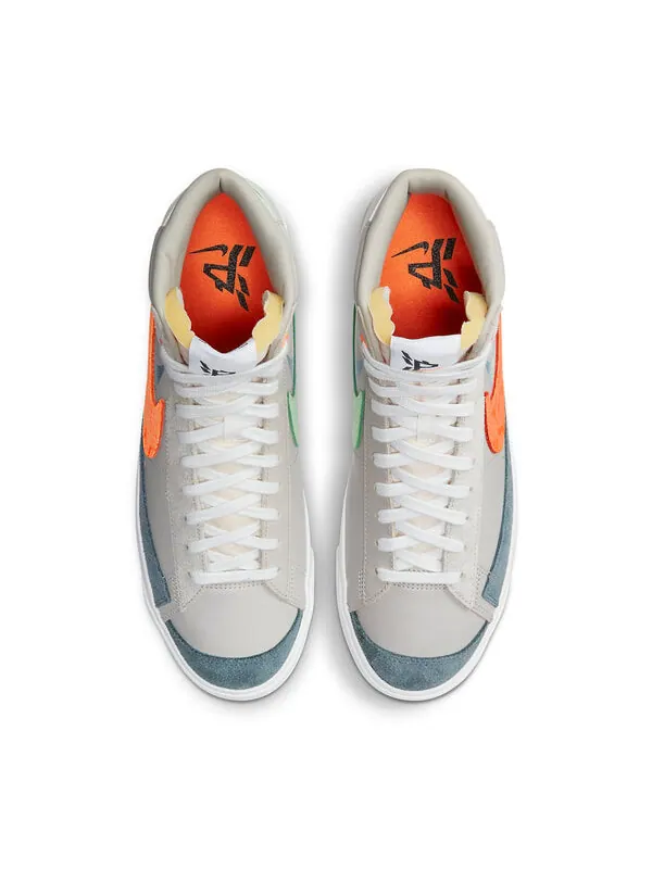 Кроссовки блейзер средний Nike — изображение 4 из 4, оранжевый/синий///черный